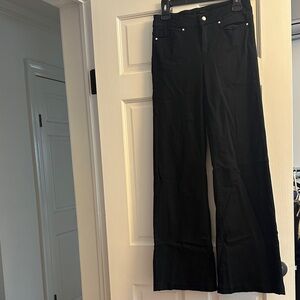 PAIGE Classic Black  wide leg black jeans size 26